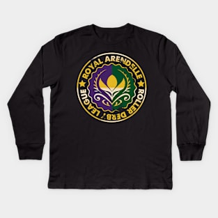 Royal Arendelle Roller Derby League Kids Long Sleeve T-Shirt